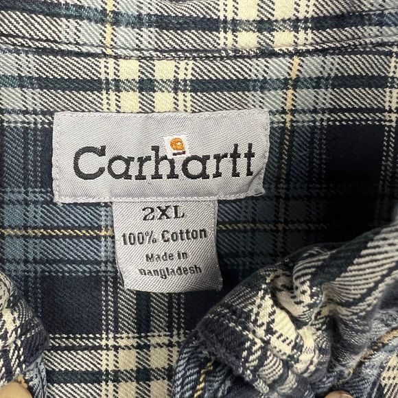 Carhartt flannel shirt men’s size XXL - Picture 3 of 7